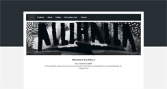 Desktop Screenshot of allihalla.com