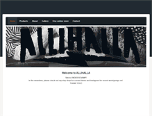 Tablet Screenshot of allihalla.com